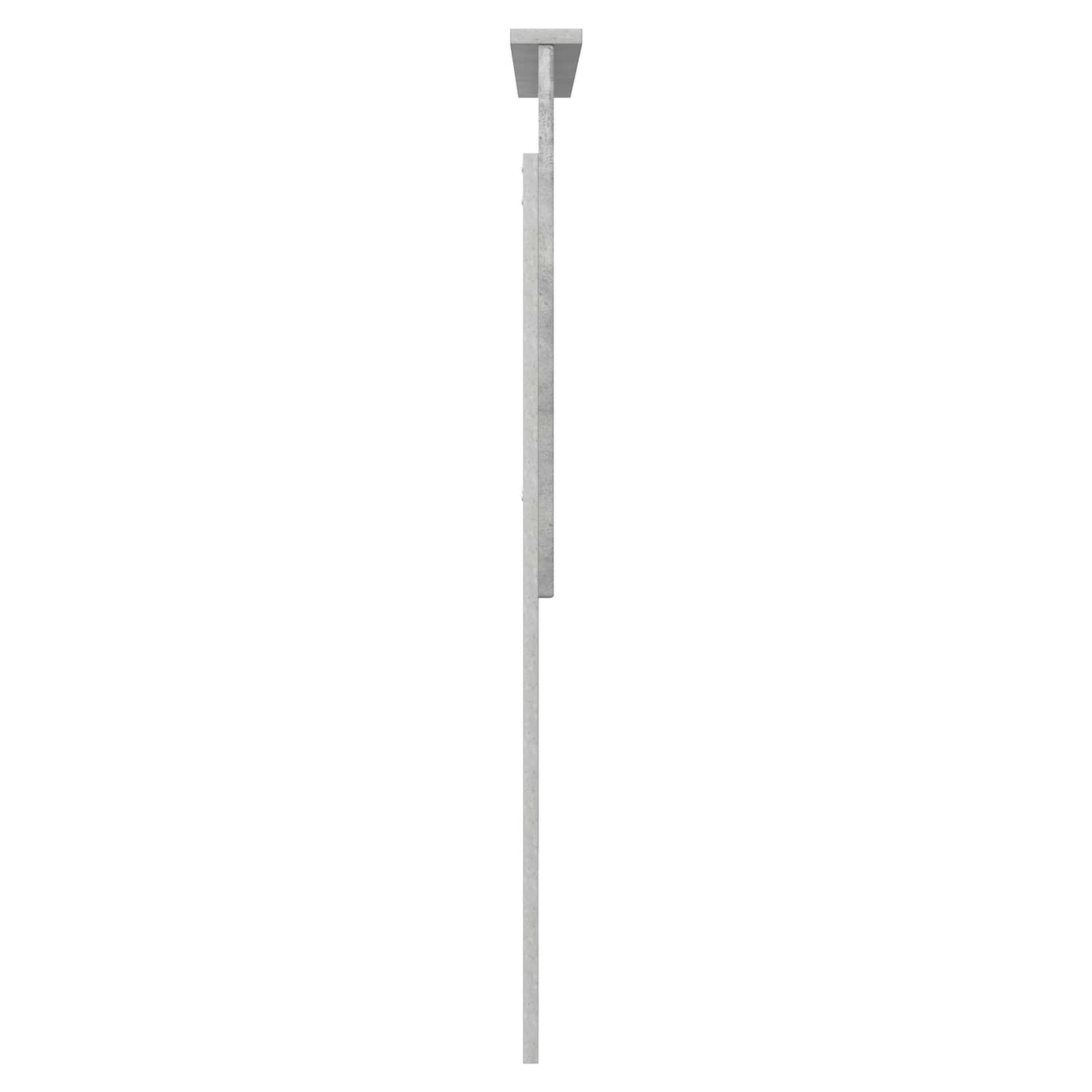 vidaXL Zagłówek Betonowy szary 100 cm Materiał drewnopochodny