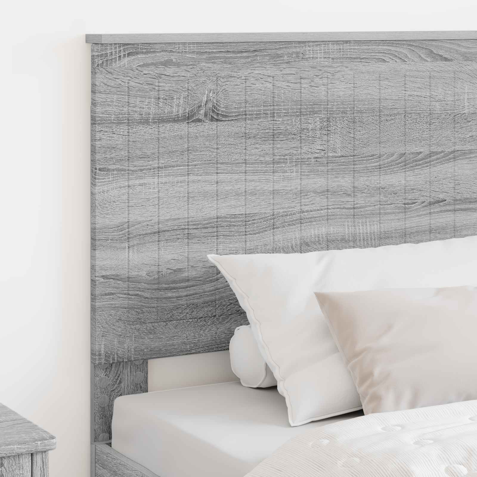 vidaXL Zagłówek Szary Sonoma 100 cm Materiał drewnopochodny