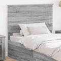 vidaXL Zagłówek Szary Sonoma 100 cm Materiał drewnopochodny