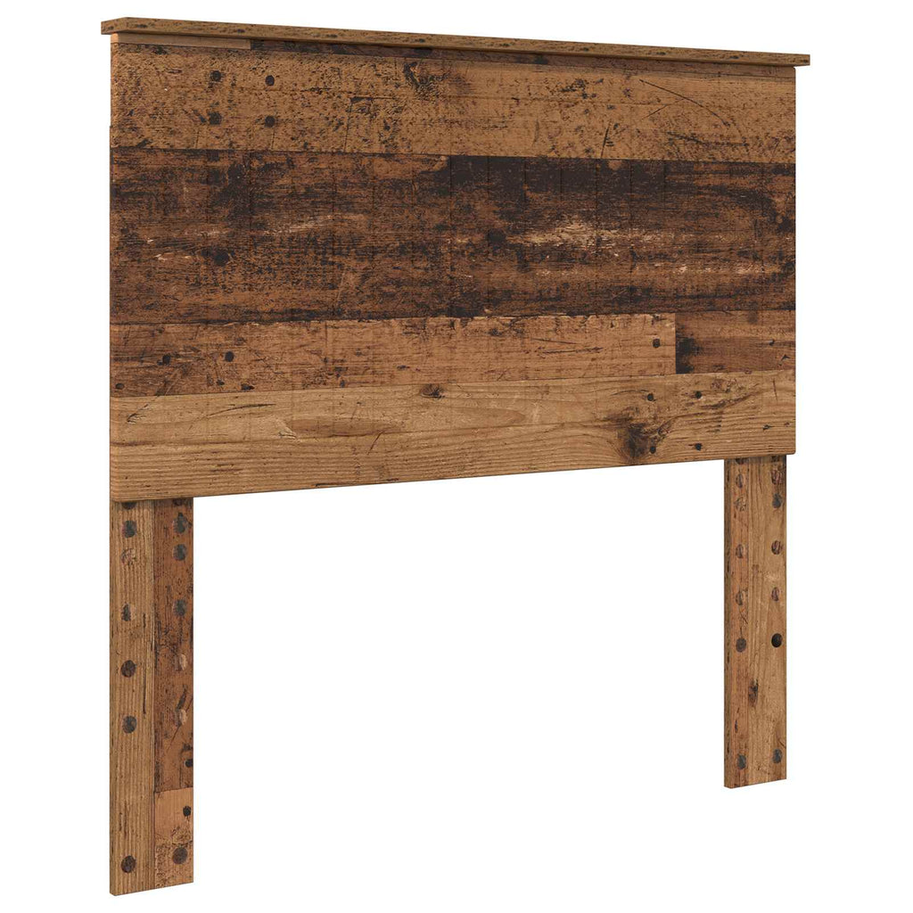vidaXL Zagłówek Stare drewno 100 cm Materiał drewnopochodny