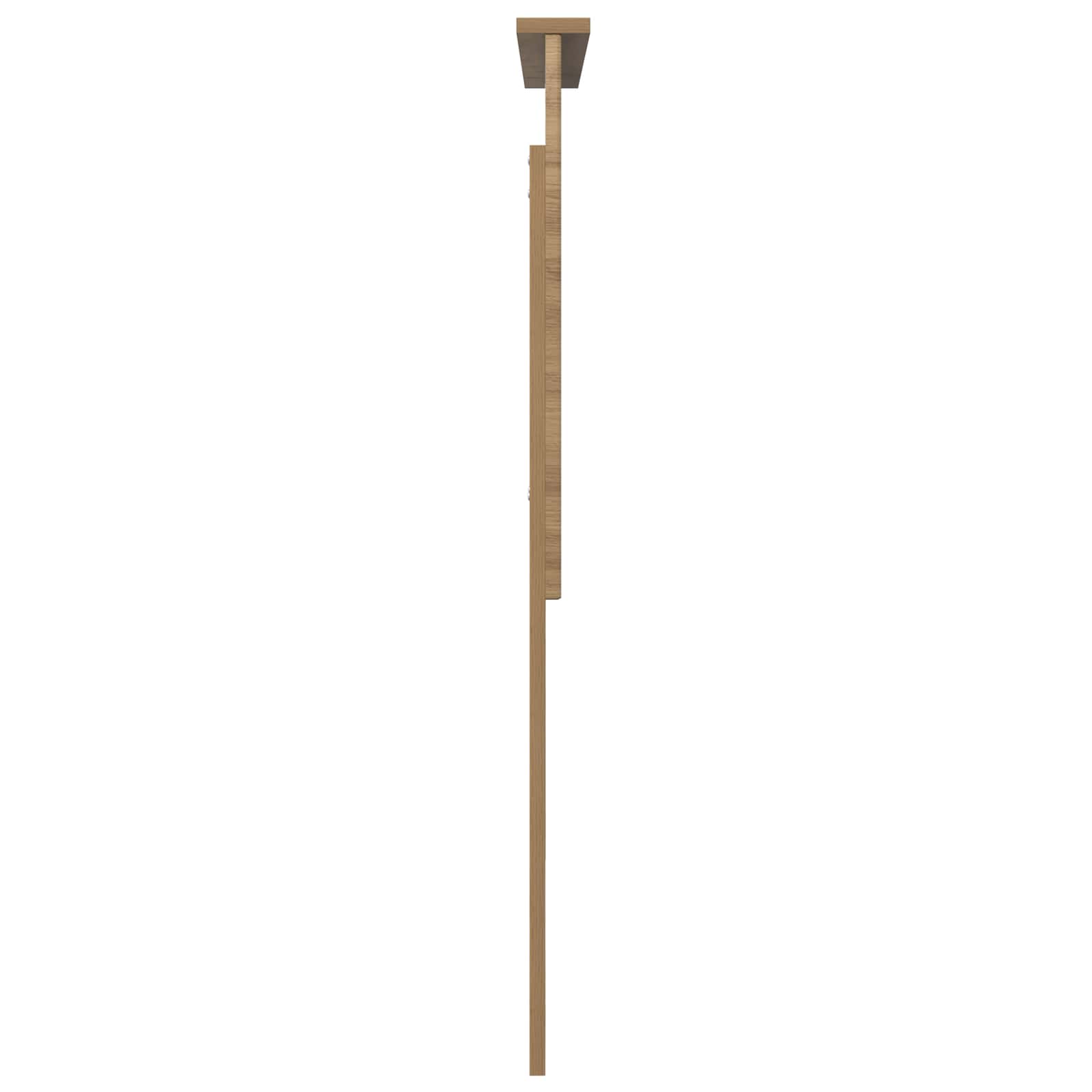 vidaXL Zagłówek Dąb rzemieślniczy 100 cm Materiał drewnopochodny