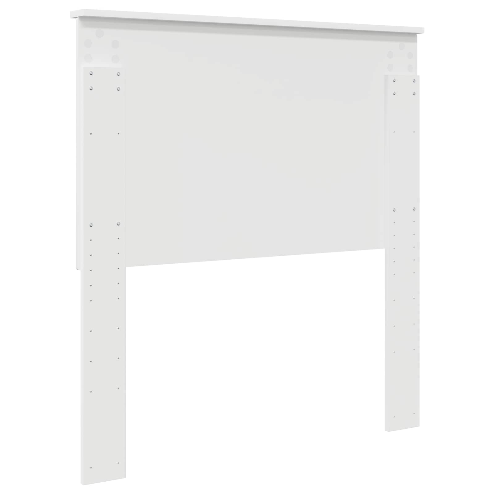 vidaXL Zagłówek Z zagłówkiem Biały 90 cm Materiał drewnopochodny