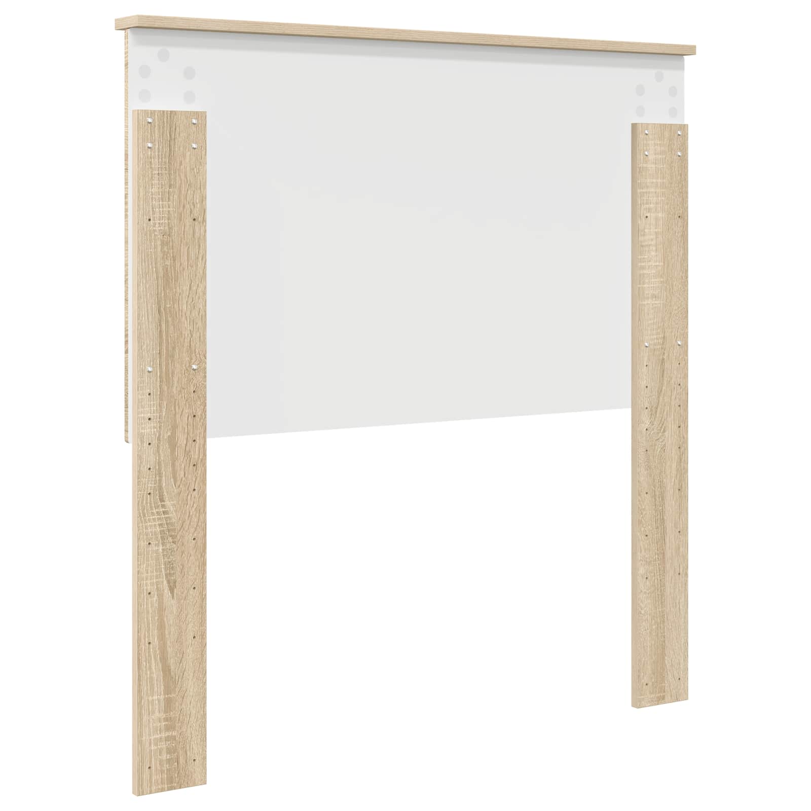 vidaXL Zagłówek Z zagłówkiem Dąb Sonoma 90 cm Materiał drewnopochodny