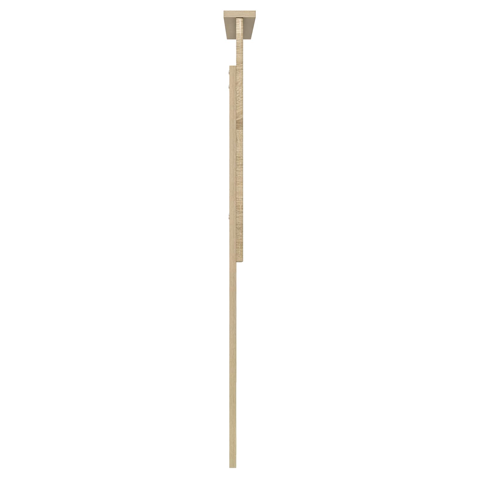 vidaXL Zagłówek Z zagłówkiem Dąb Sonoma 90 cm Materiał drewnopochodny