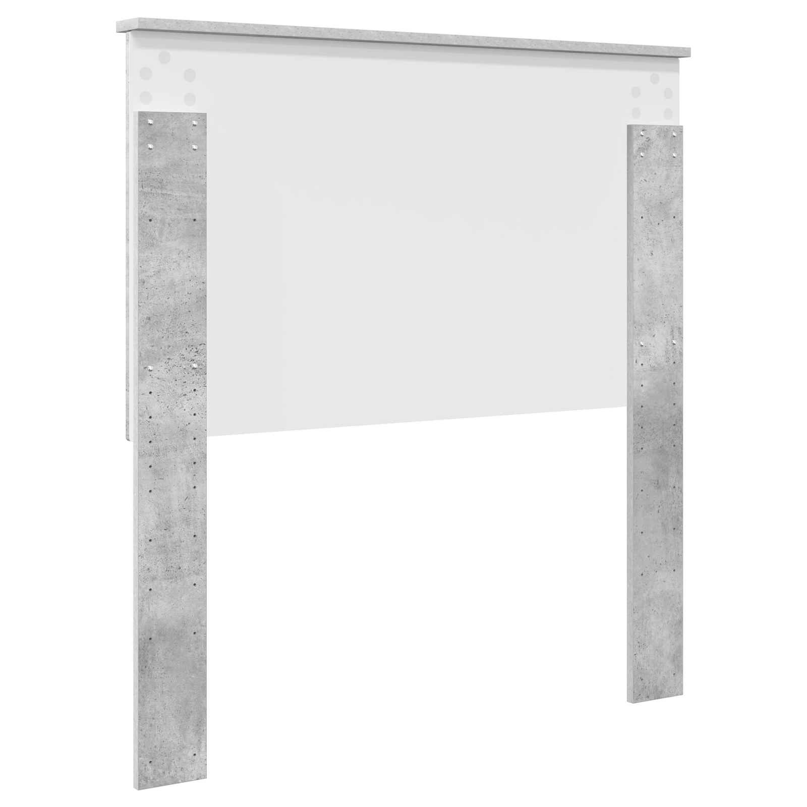 vidaXL Zagłówek Betonowy szary 90 cm Materiał drewnopochodny