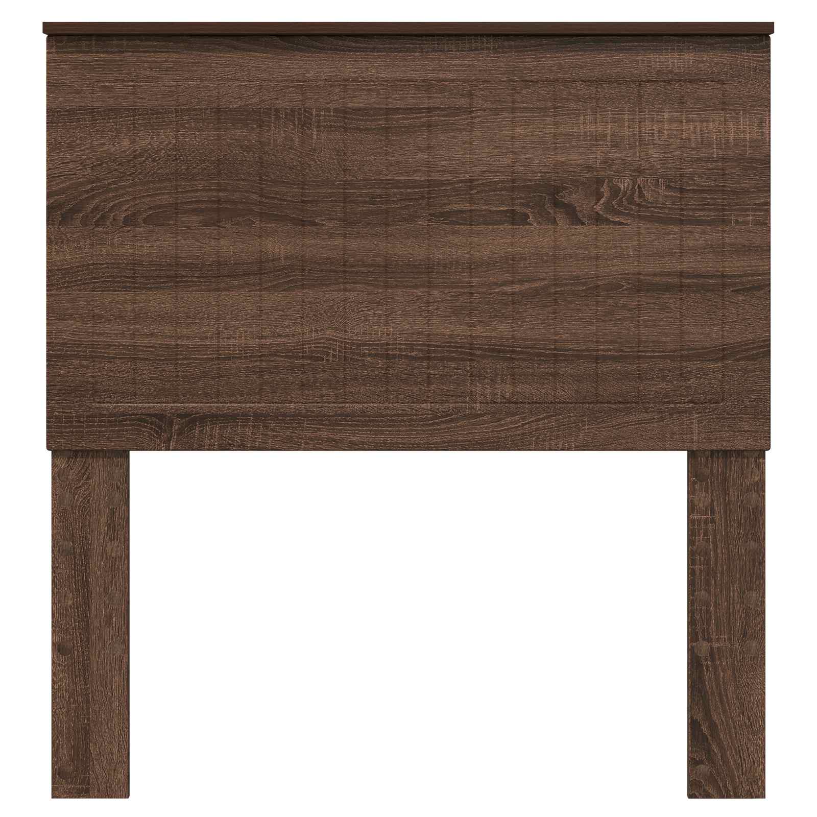 vidaXL Zagłówek Z zagłówkiem Brązowy dąb 90 cm Materiał drewnopochodny