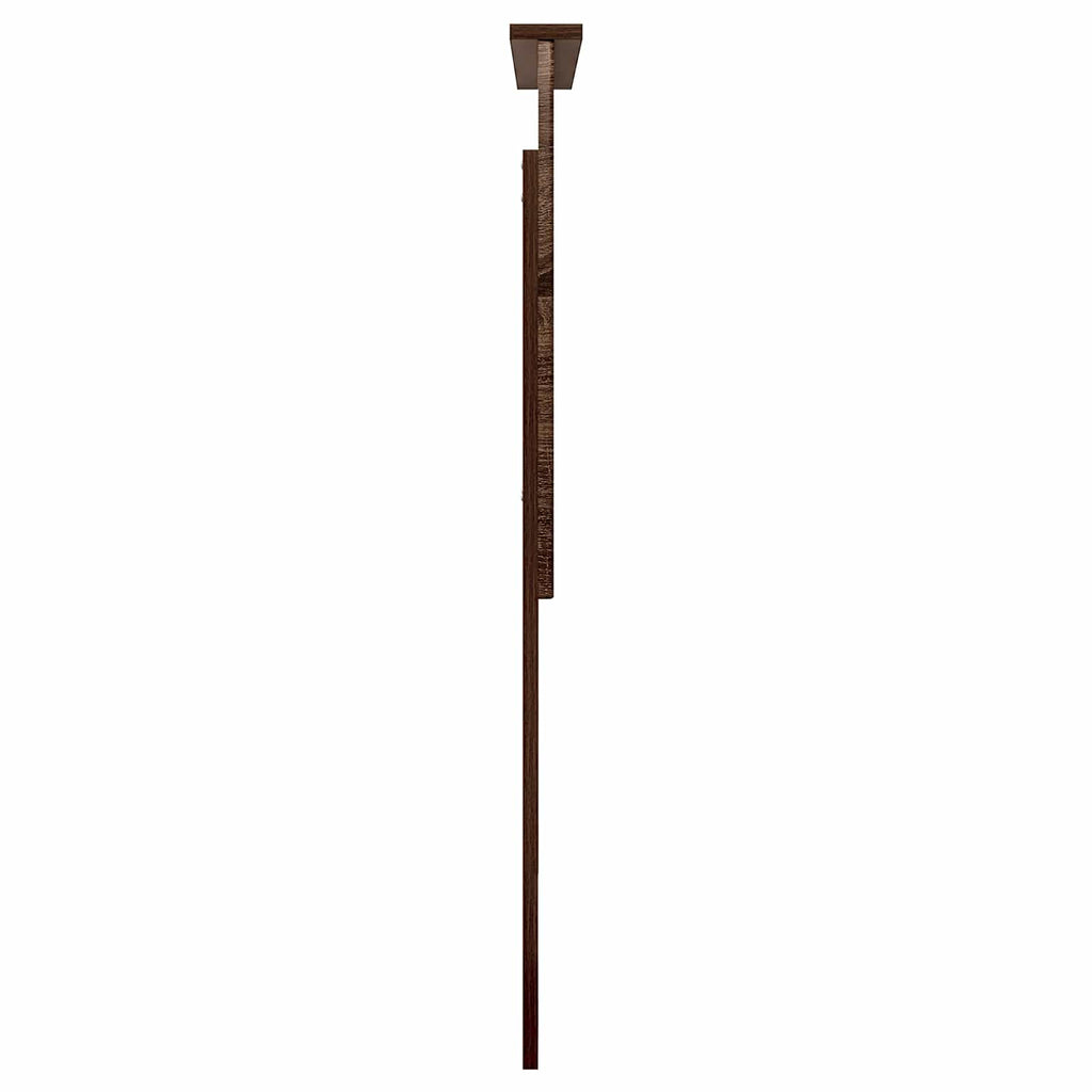 vidaXL Zagłówek Z zagłówkiem Brązowy dąb 90 cm Materiał drewnopochodny