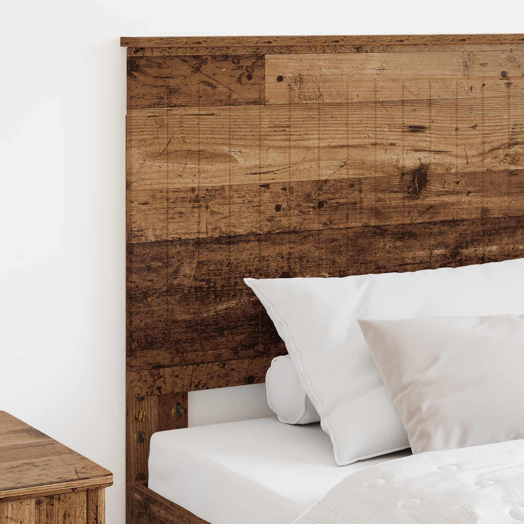 vidaXL Zagłówek Stare drewno 90 cm Materiał drewnopochodny