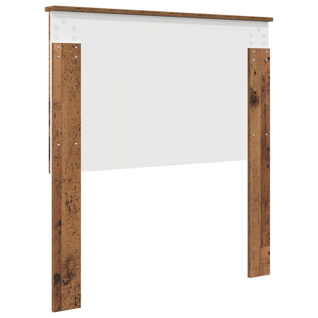 vidaXL Zagłówek Stare drewno 90 cm Materiał drewnopochodny