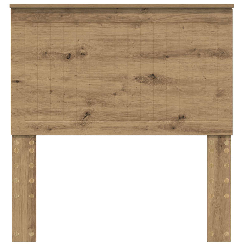 vidaXL Zagłówek Dąb rzemieślniczy 90 cm Materiał drewnopochodny