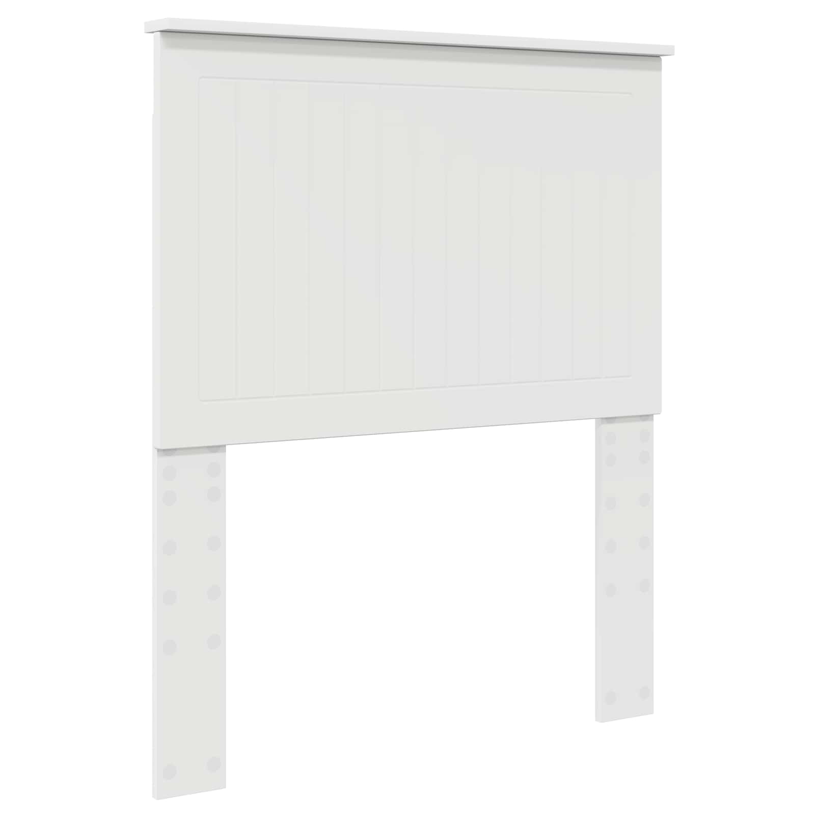 vidaXL Zagłówek Z zagłówkiem Biały 80 cm Materiał drewnopochodny