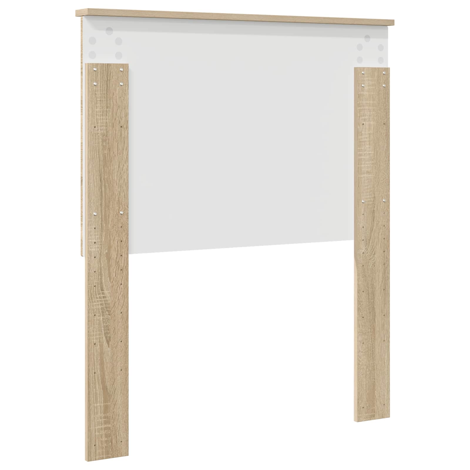 vidaXL Zagłówek Z zagłówkiem Dąb Sonoma 80 cm Materiał drewnopochodny