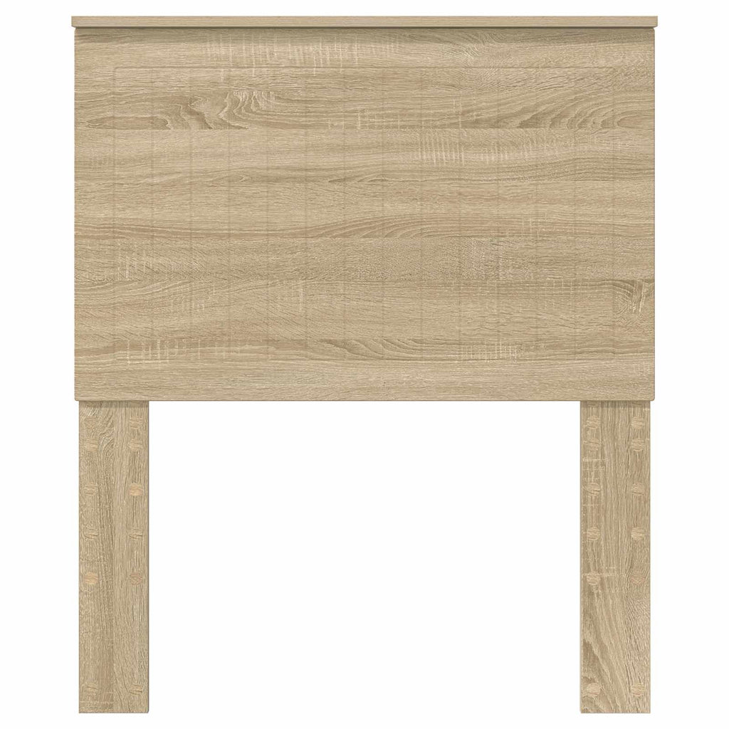 vidaXL Zagłówek Z zagłówkiem Dąb Sonoma 80 cm Materiał drewnopochodny