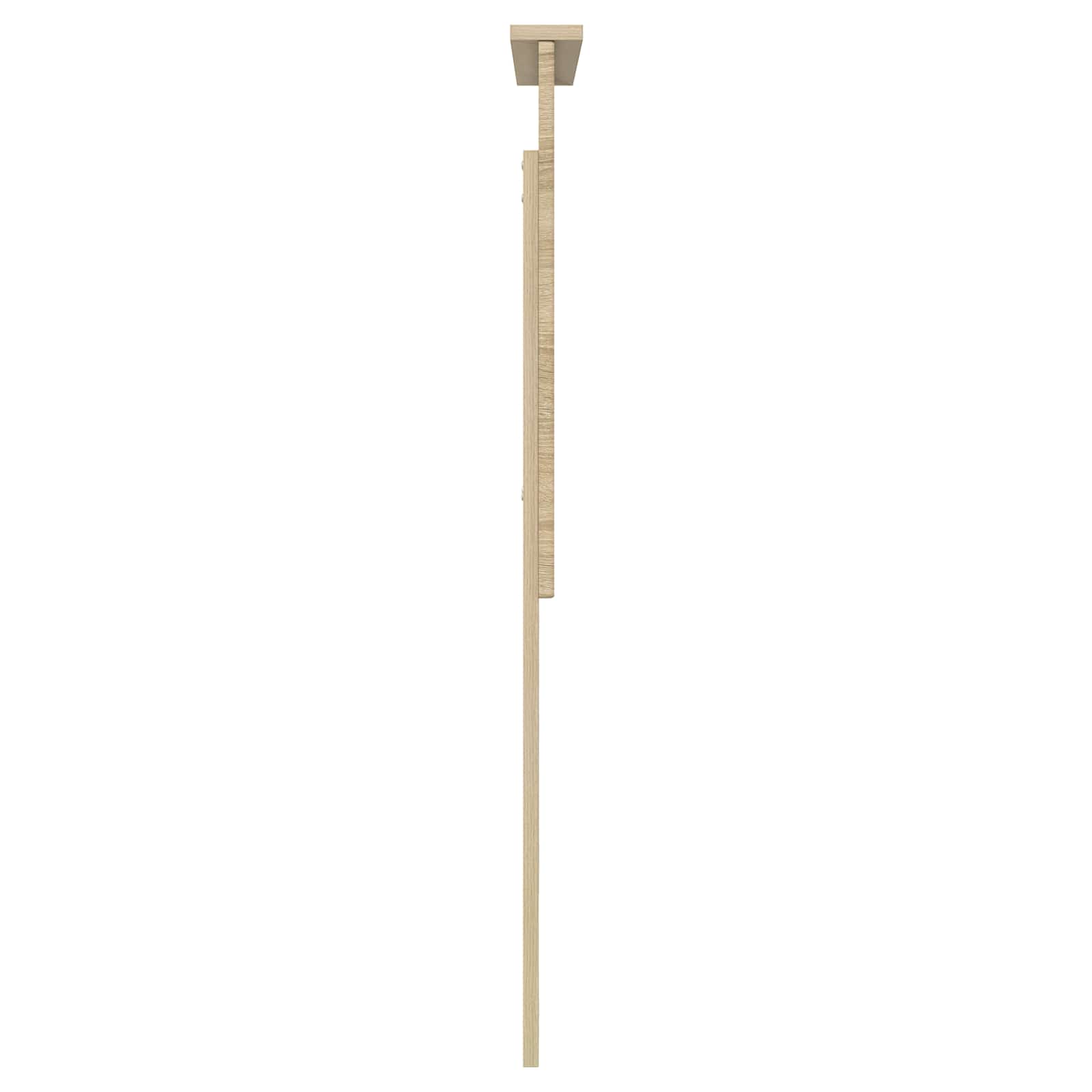 vidaXL Zagłówek Z zagłówkiem Dąb Sonoma 80 cm Materiał drewnopochodny