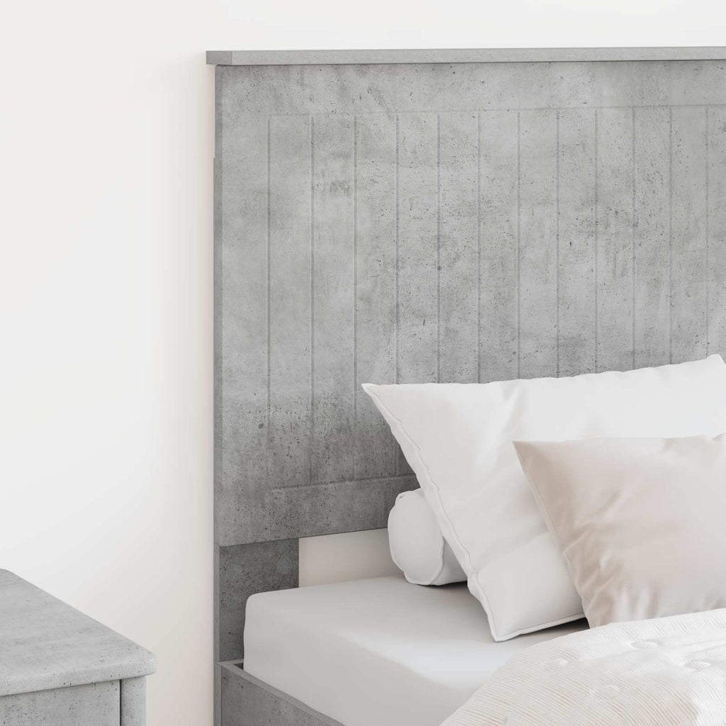 vidaXL Zagłówek Betonowy szary 80 cm Materiał drewnopochodny