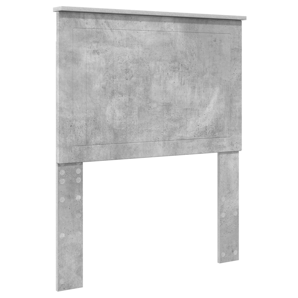 vidaXL Zagłówek Betonowy szary 80 cm Materiał drewnopochodny