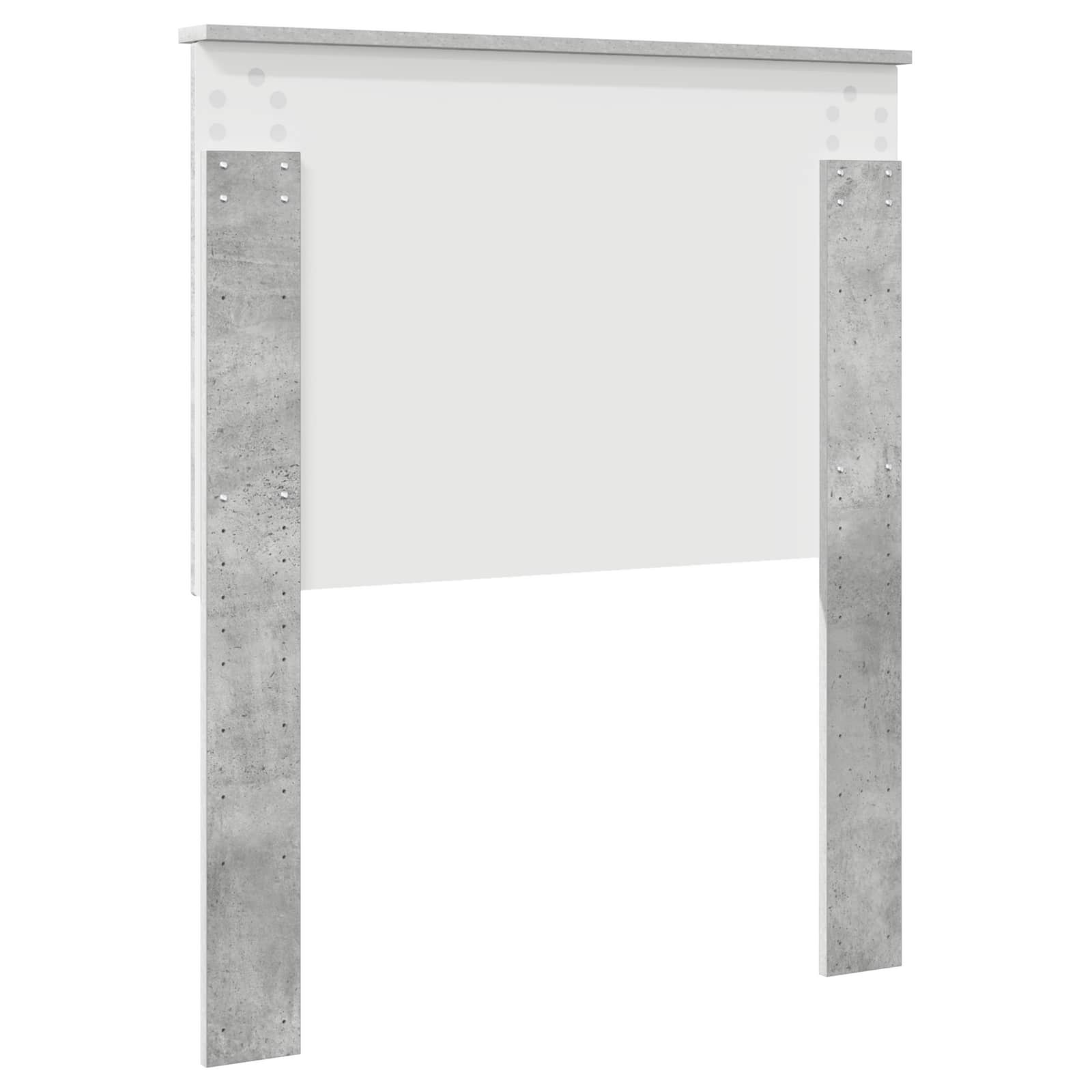 vidaXL Zagłówek Betonowy szary 80 cm Materiał drewnopochodny
