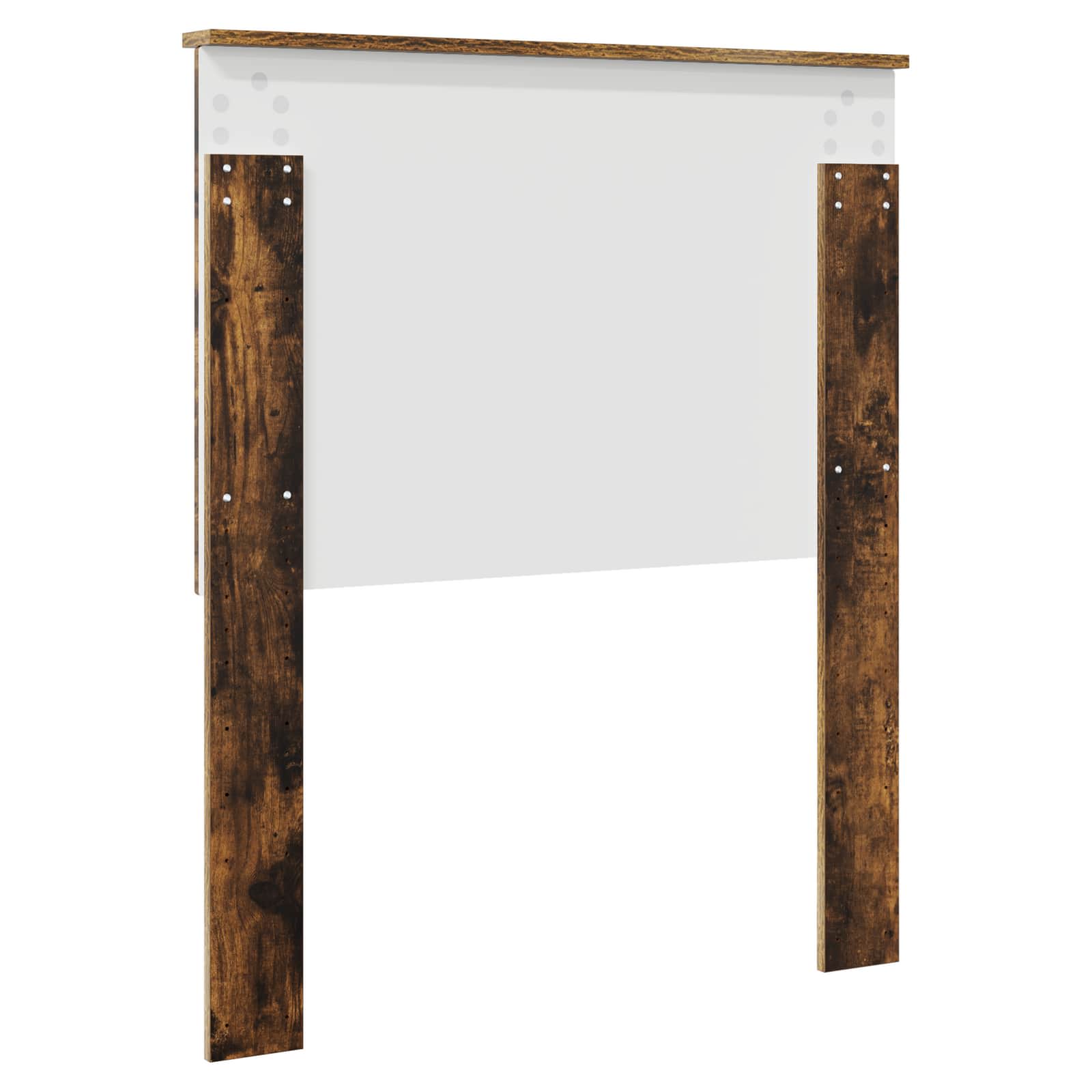 vidaXL Zagłówek Z zagłówkiem Dąb wędzony 80 cm Materiał drewnopochodny