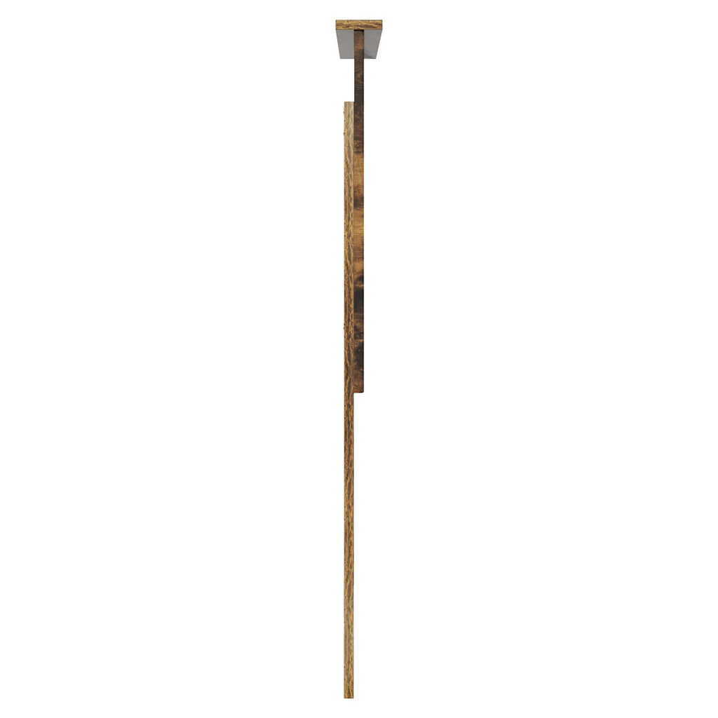 vidaXL Zagłówek Z zagłówkiem Dąb wędzony 80 cm Materiał drewnopochodny