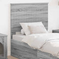vidaXL Zagłówek Szary Sonoma 80 cm Materiał drewnopochodny