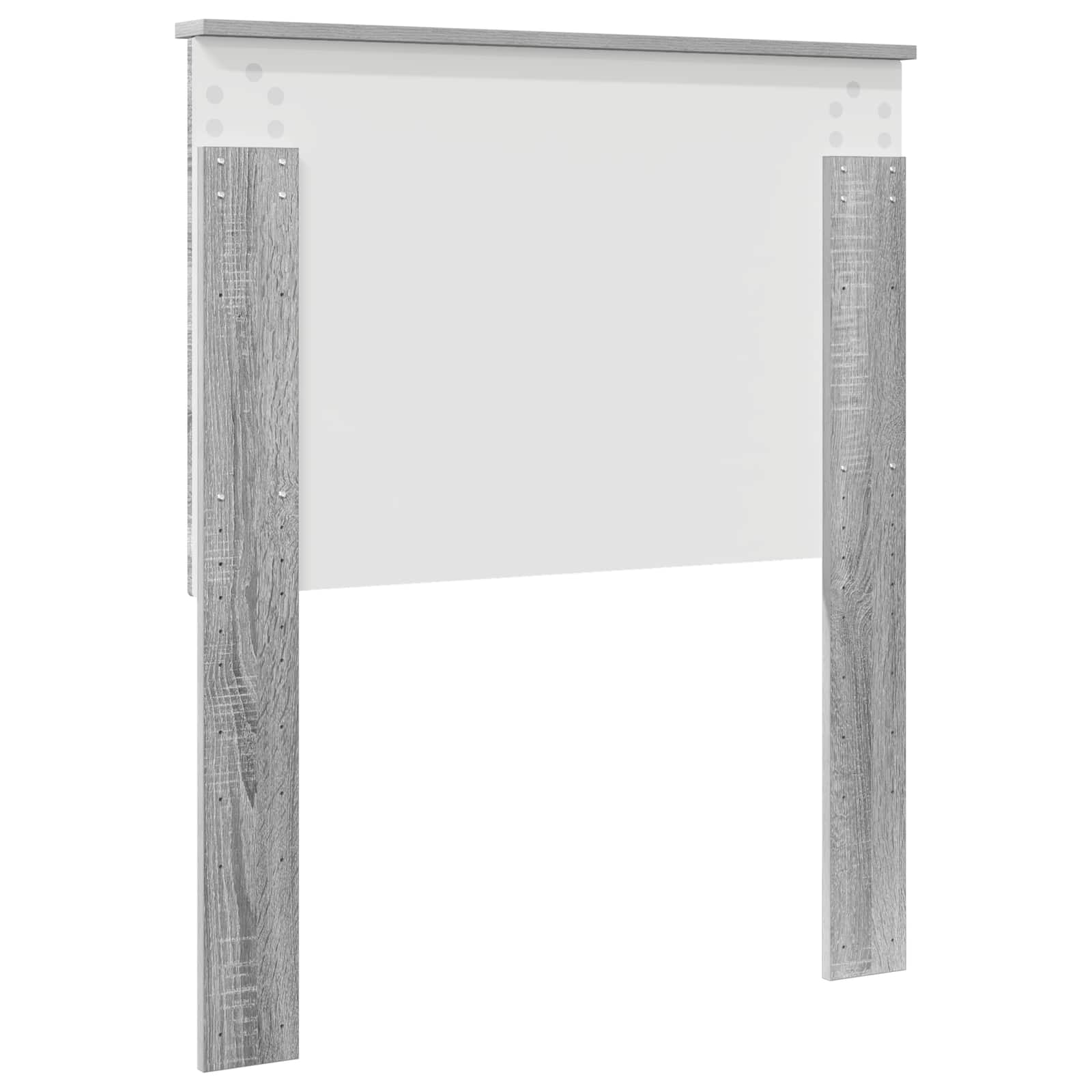 vidaXL Zagłówek Szary Sonoma 80 cm Materiał drewnopochodny