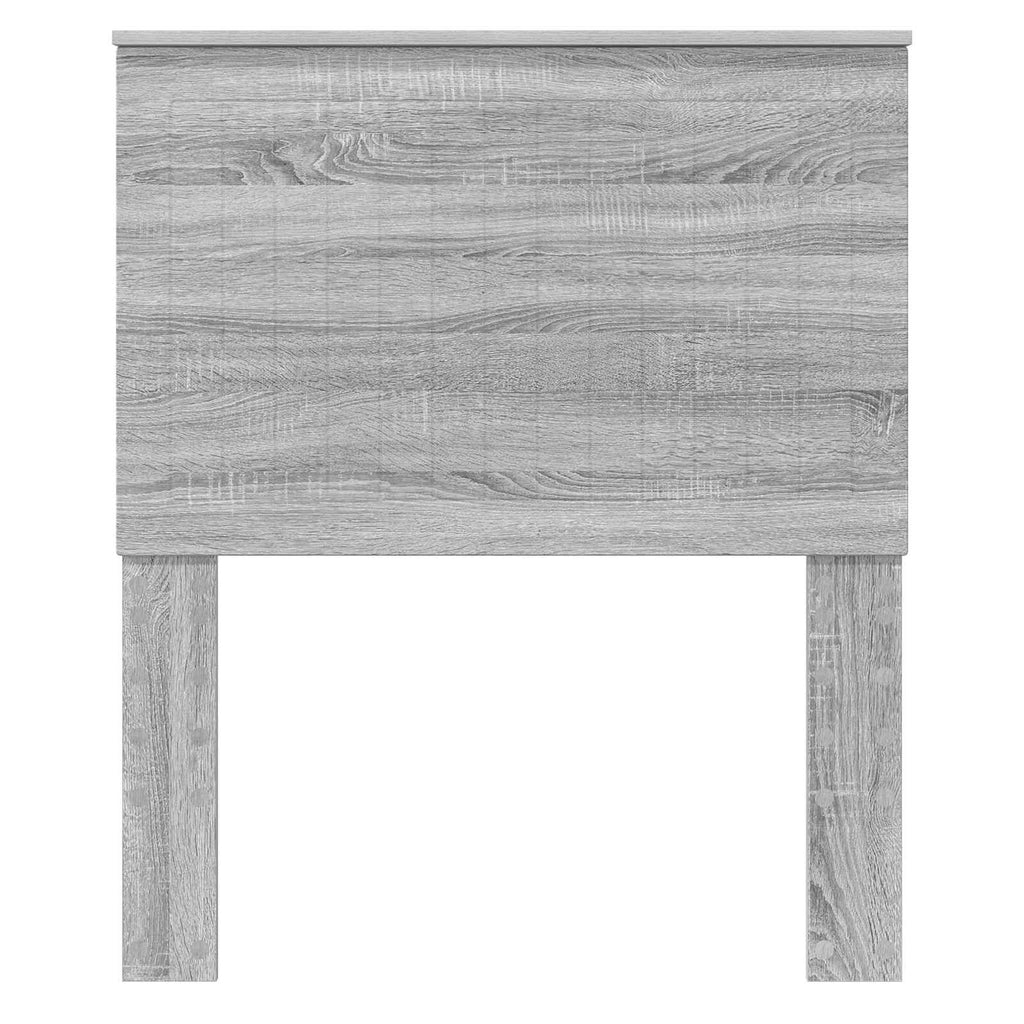 vidaXL Zagłówek Szary Sonoma 80 cm Materiał drewnopochodny