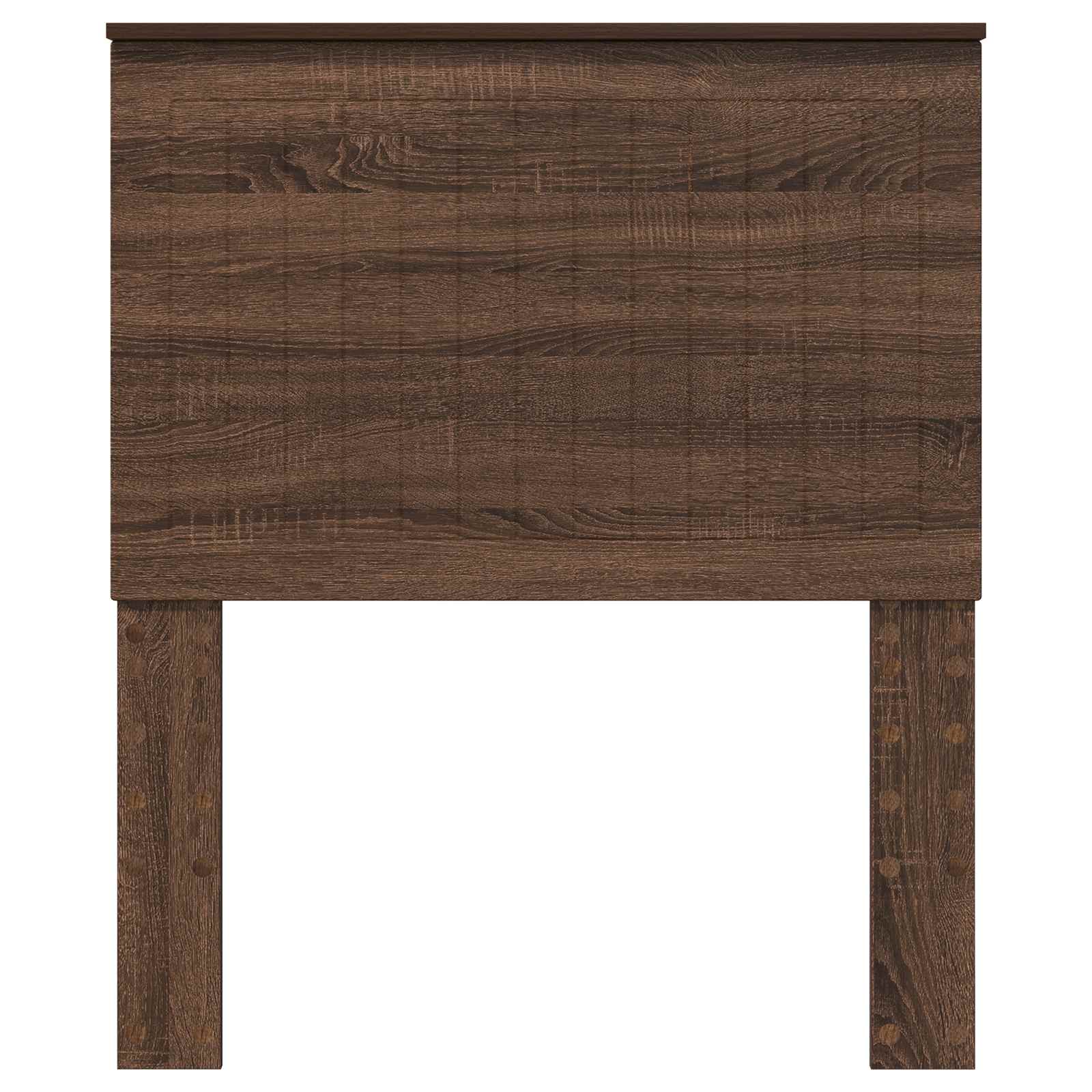 vidaXL Zagłówek Z zagłówkiem Brązowy dąb 80 cm Materiał drewnopochodny