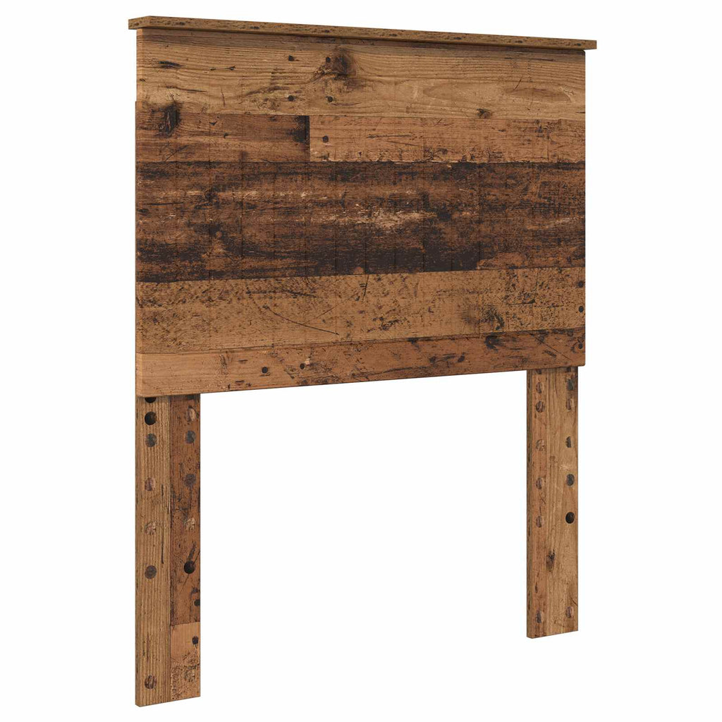 vidaXL Zagłówek Stare drewno 80 cm Materiał drewnopochodny