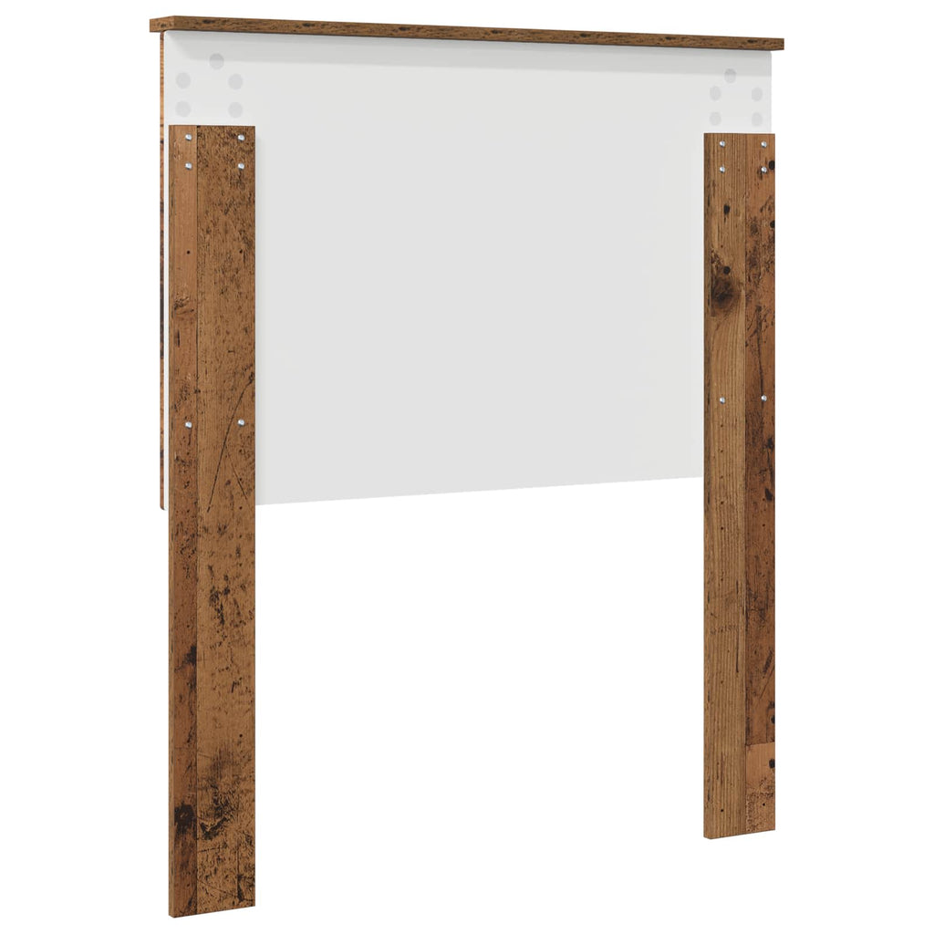 vidaXL Zagłówek Stare drewno 80 cm Materiał drewnopochodny