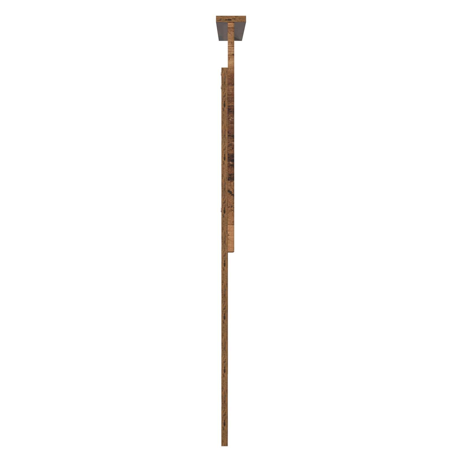 vidaXL Zagłówek Stare drewno 80 cm Materiał drewnopochodny