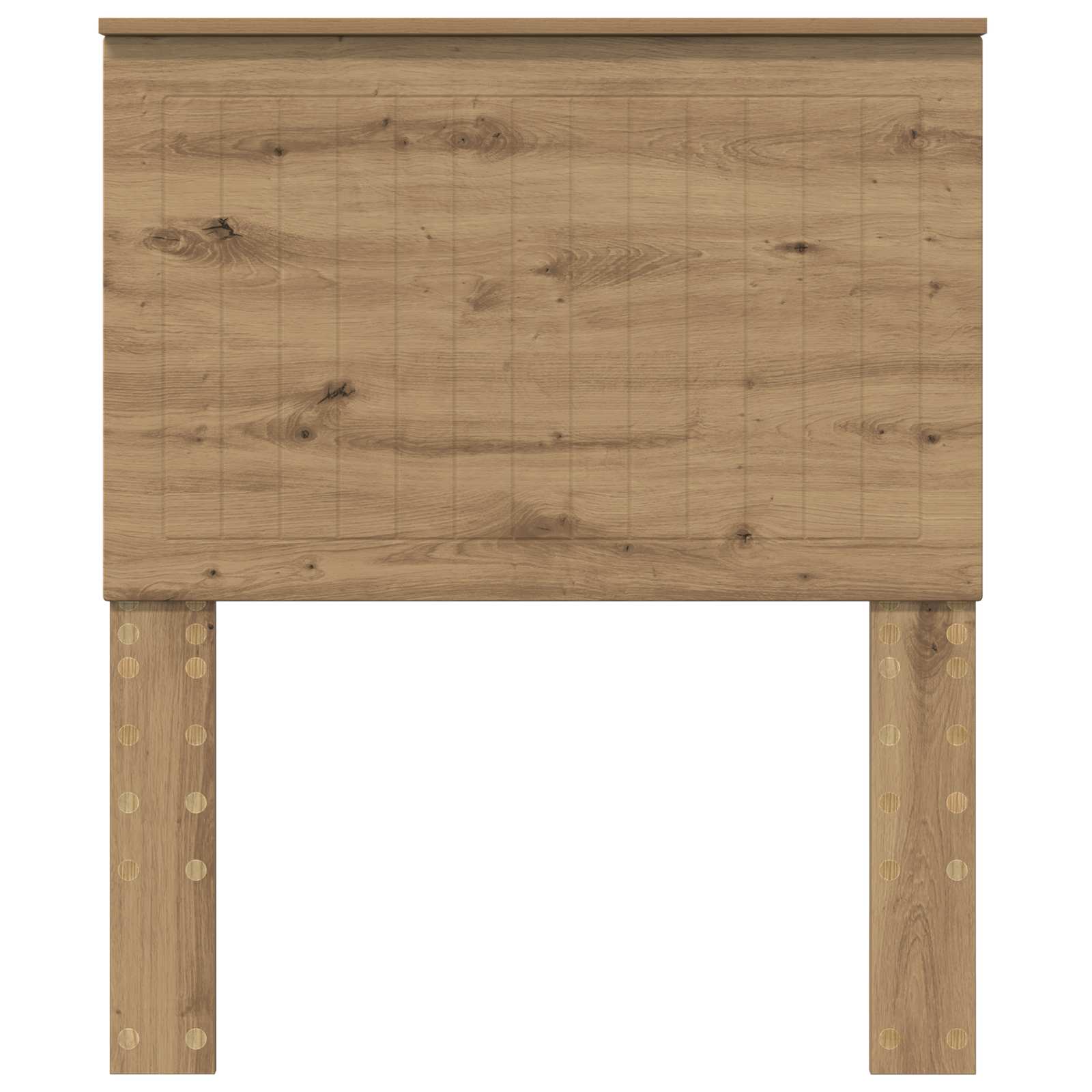 vidaXL Zagłówek Dąb rzemieślniczy 80 cm Materiał drewnopochodny
