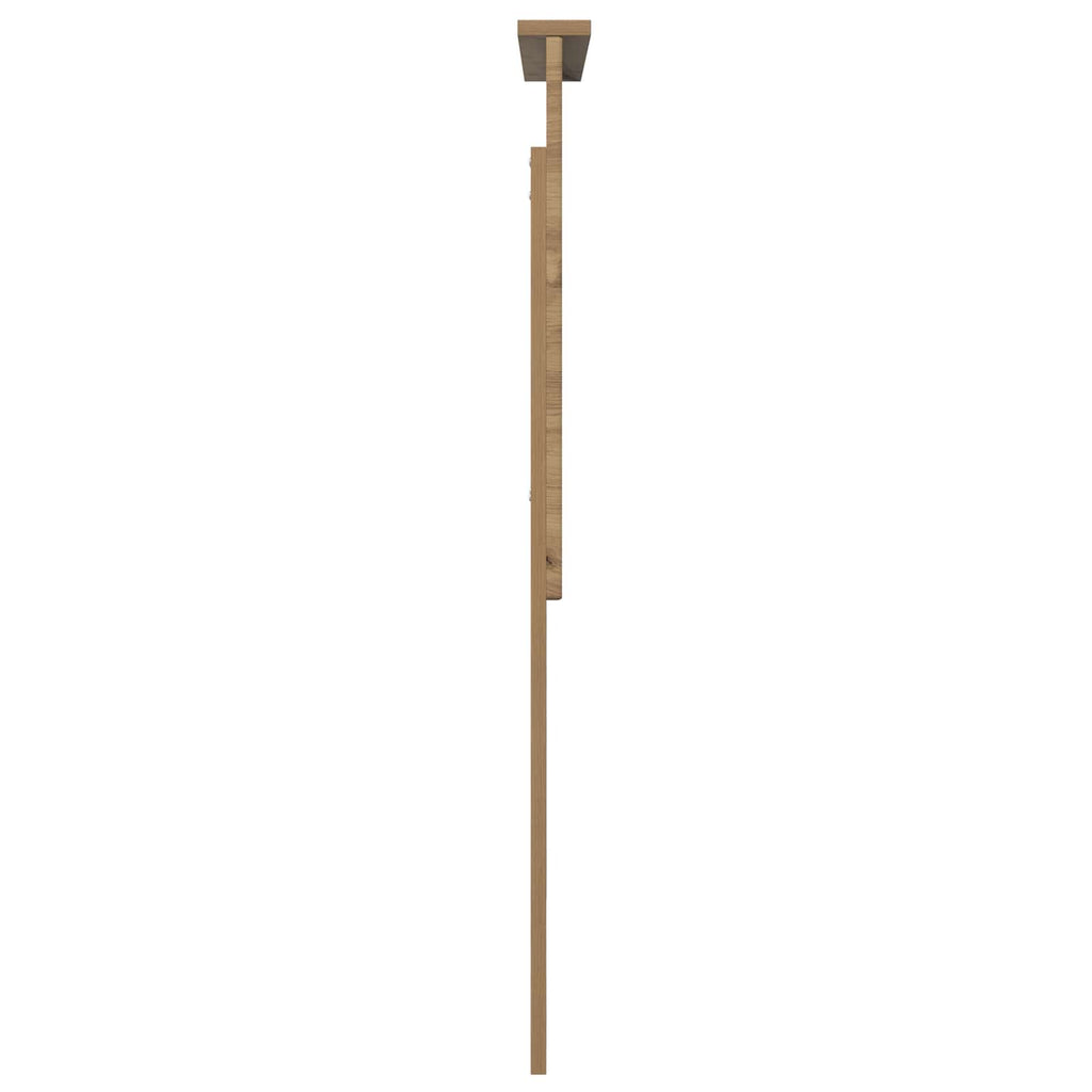 vidaXL Zagłówek Dąb rzemieślniczy 80 cm Materiał drewnopochodny