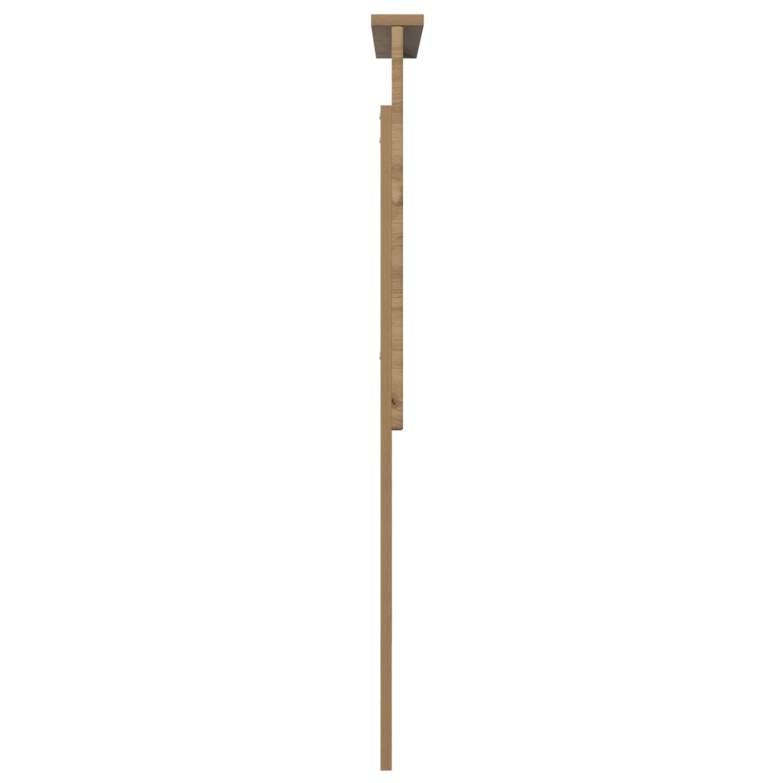vidaXL Zagłówek Dąb rzemieślniczy 80 cm Materiał drewnopochodny