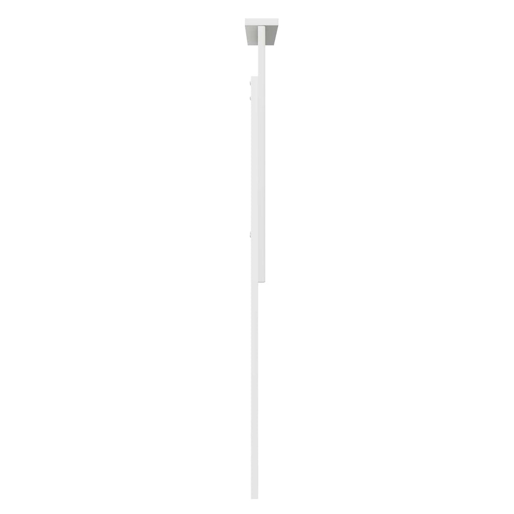 vidaXL Zagłówek Z zagłówkiem Biały 75 cm Materiał drewnopochodny