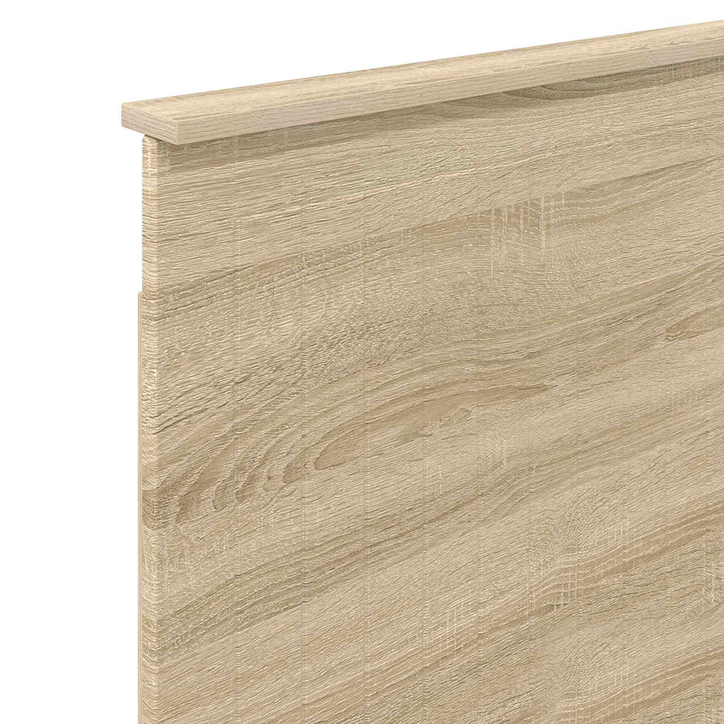 vidaXL Zagłówek Z zagłówkiem Dąb Sonoma 75 cm Materiał drewnopochodny