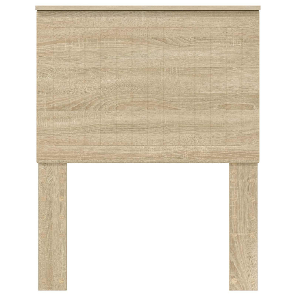 vidaXL Zagłówek Z zagłówkiem Dąb Sonoma 75 cm Materiał drewnopochodny