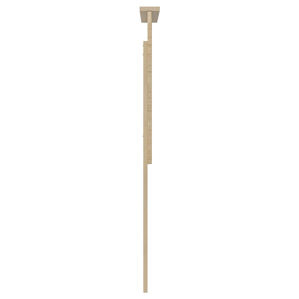vidaXL Zagłówek Z zagłówkiem Dąb Sonoma 75 cm Materiał drewnopochodny