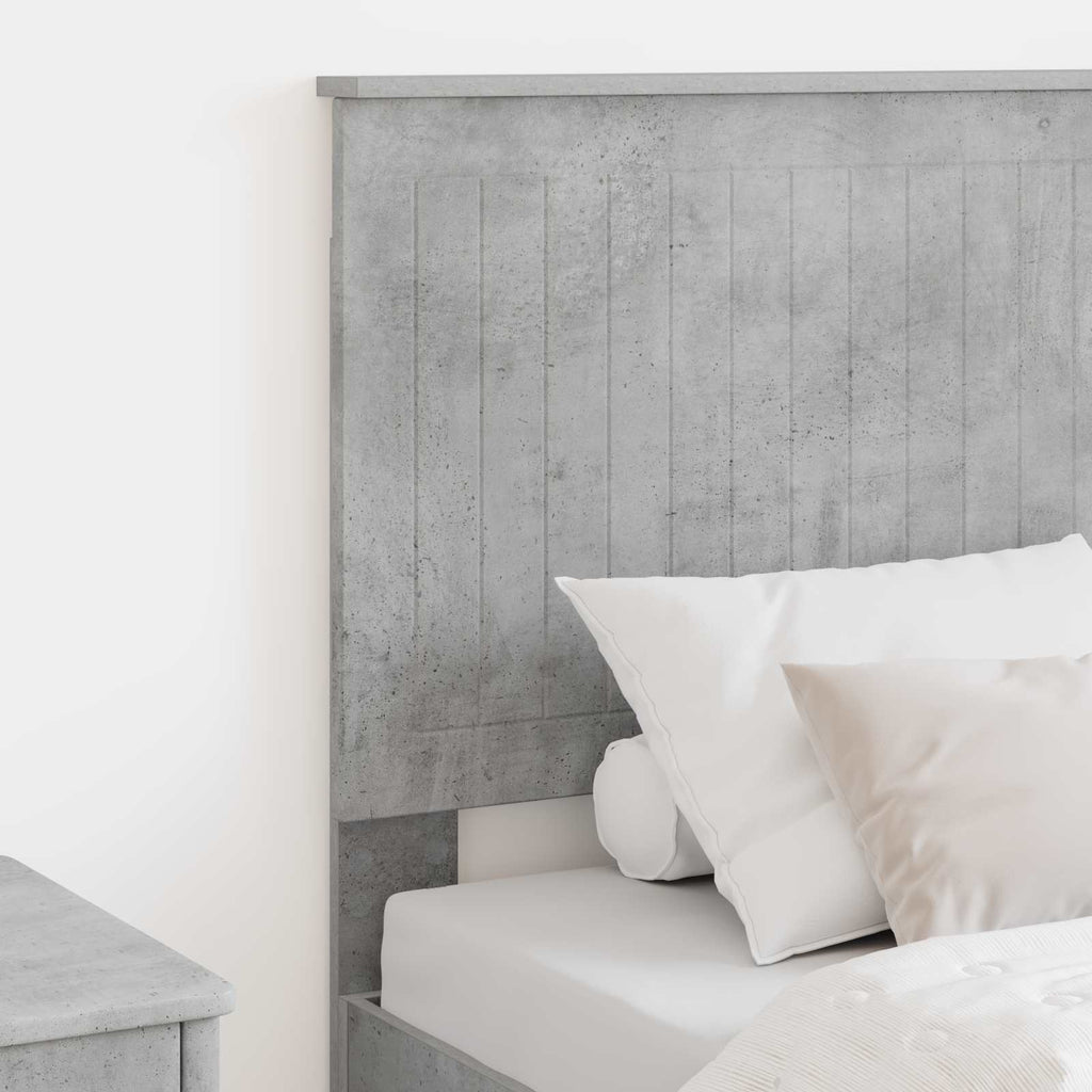vidaXL Zagłówek Betonowy szary 75 cm Materiał drewnopochodny