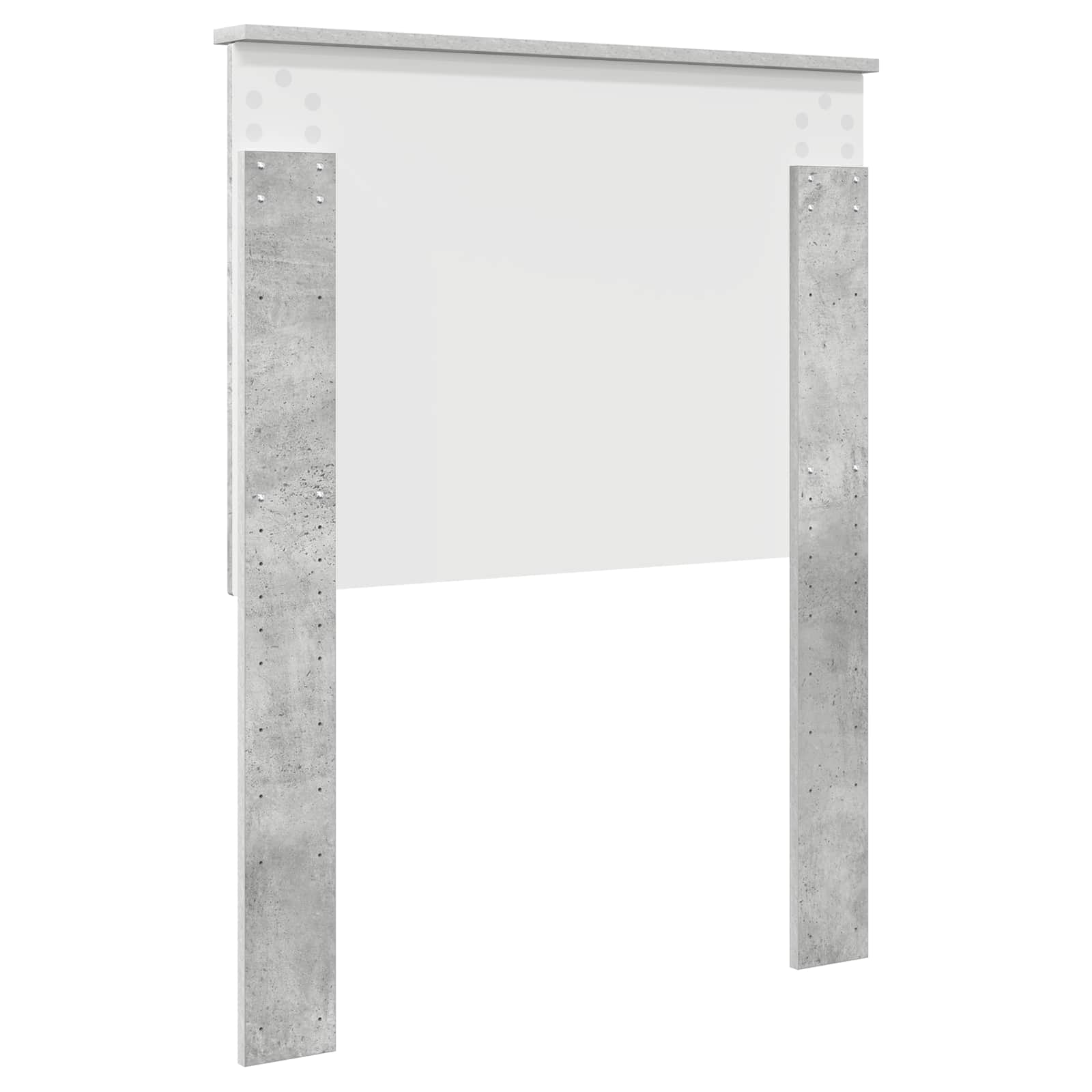 vidaXL Zagłówek Betonowy szary 75 cm Materiał drewnopochodny