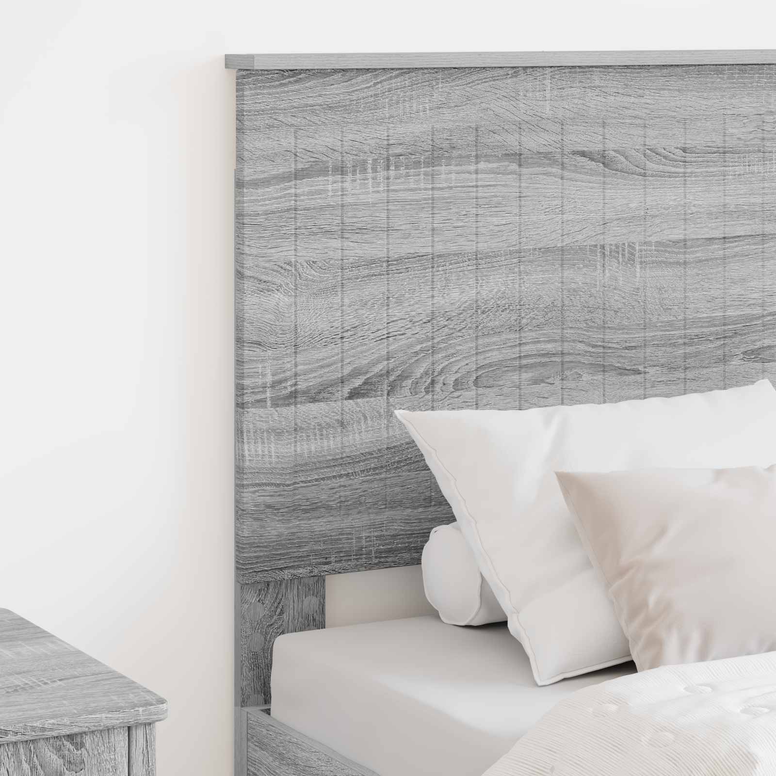 vidaXL Zagłówek Szary Sonoma 75 cm Materiał drewnopochodny