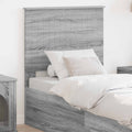 vidaXL Zagłówek Szary Sonoma 75 cm Materiał drewnopochodny