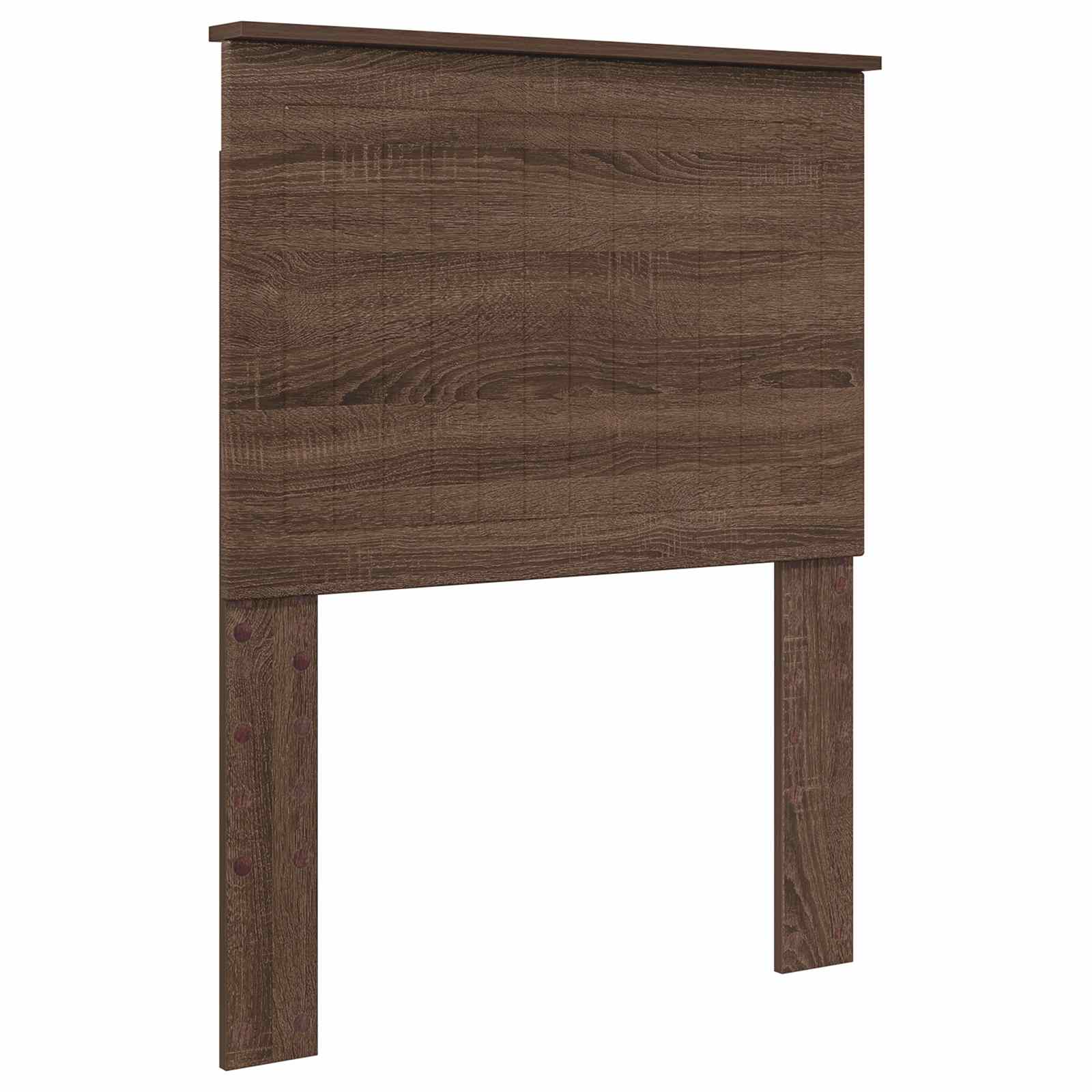 vidaXL Zagłówek Z zagłówkiem Brązowy dąb 75 cm Materiał drewnopochodny