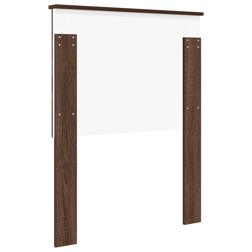 vidaXL Zagłówek Brązowy dąb Drewno inżynieryjne