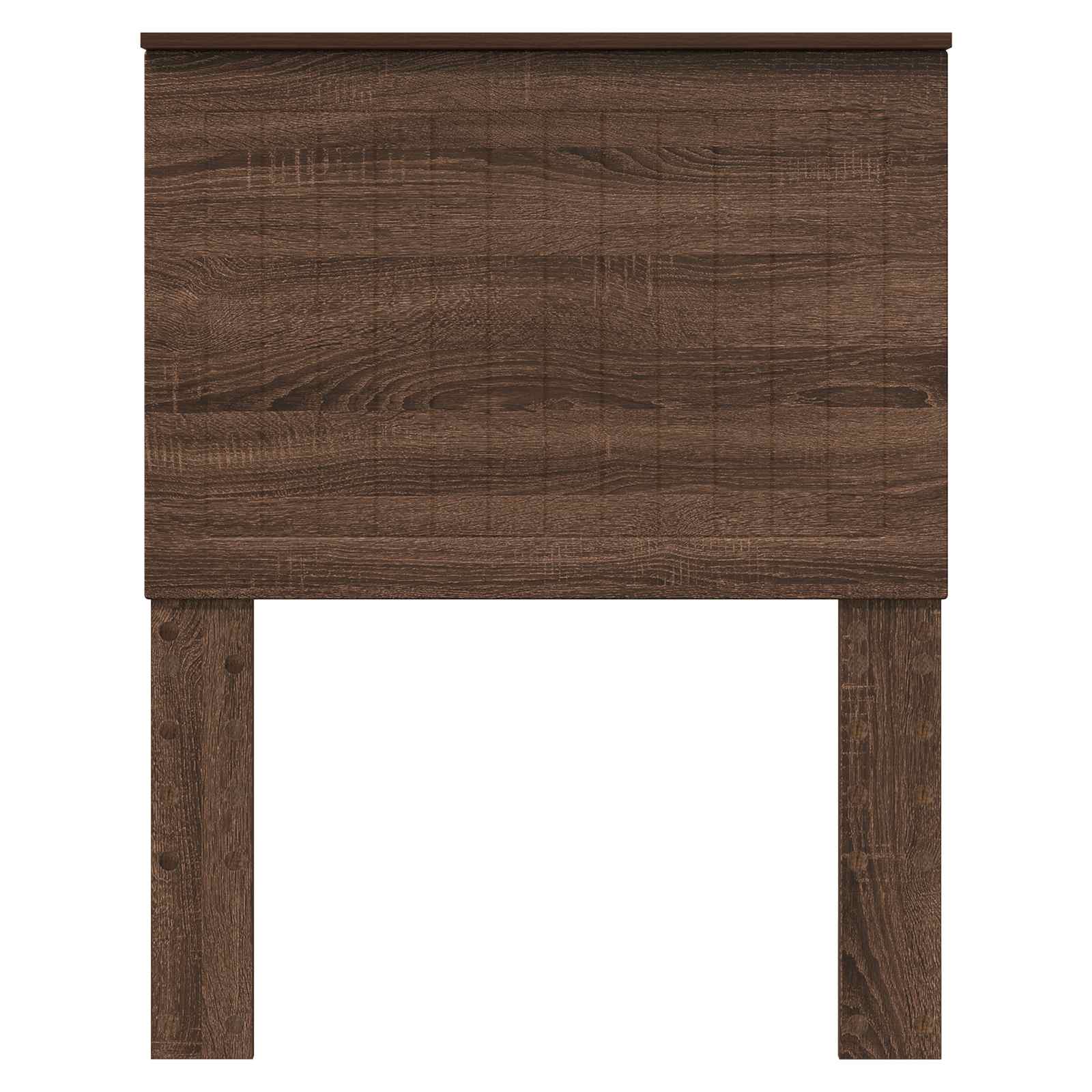 vidaXL Zagłówek Z zagłówkiem Brązowy dąb 75 cm Materiał drewnopochodny