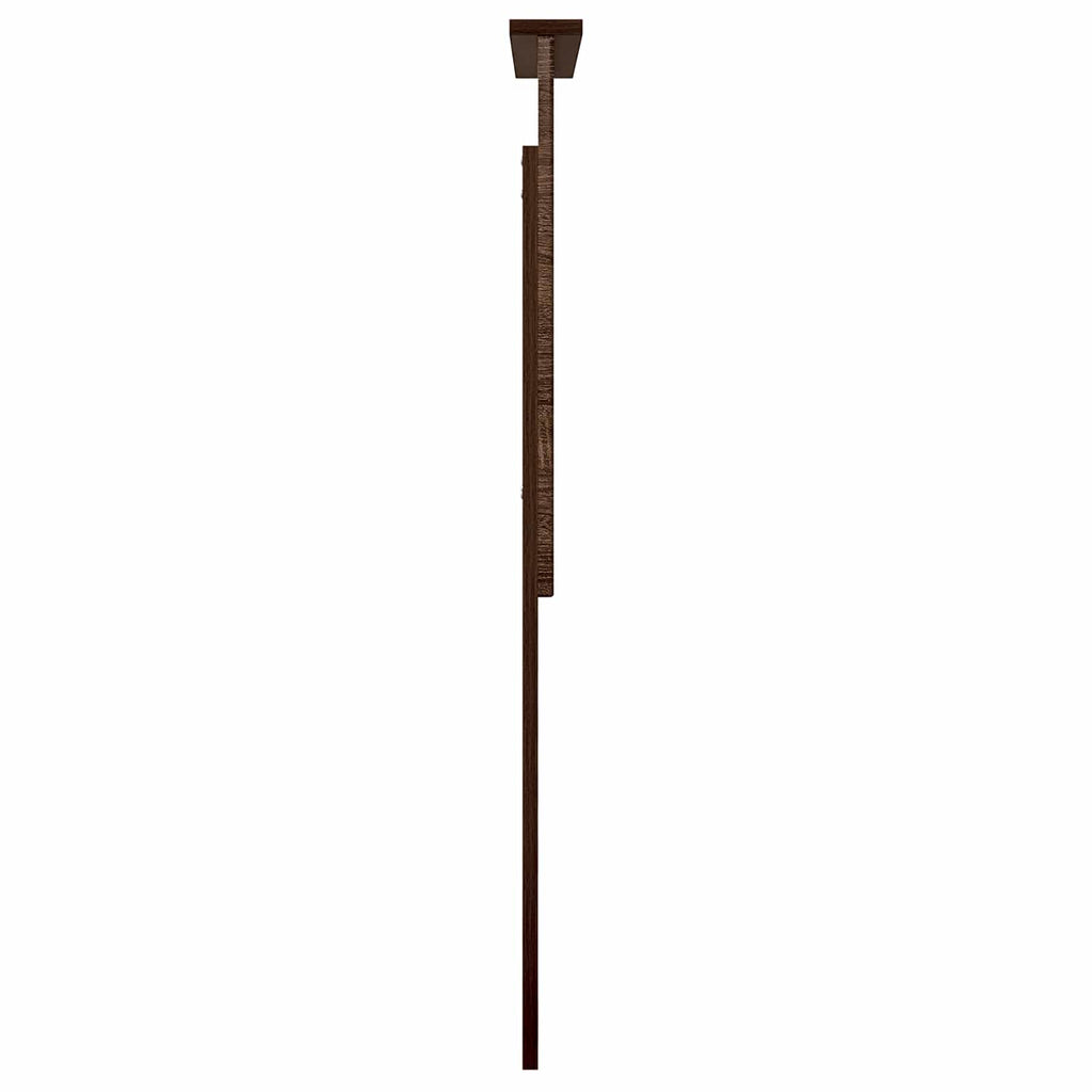 vidaXL Zagłówek Z zagłówkiem Brązowy dąb 75 cm Materiał drewnopochodny
