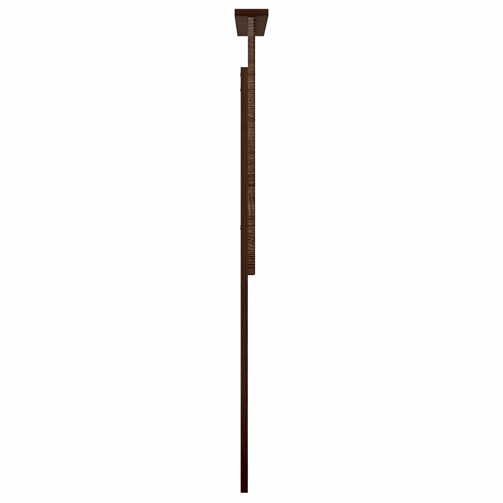 vidaXL Zagłówek Z zagłówkiem Brązowy dąb 75 cm Materiał drewnopochodny