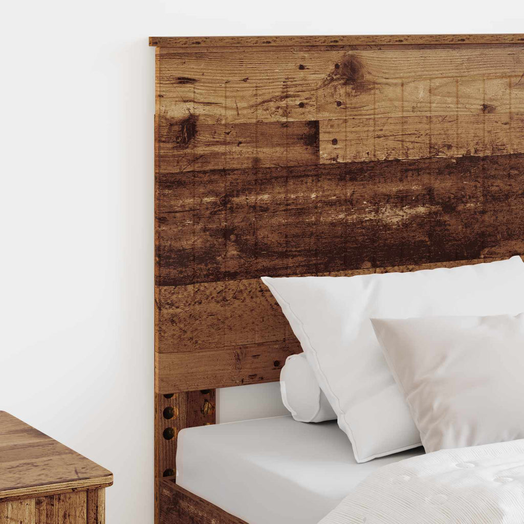 vidaXL Zagłówek Stare drewno 75 cm Materiał drewnopochodny