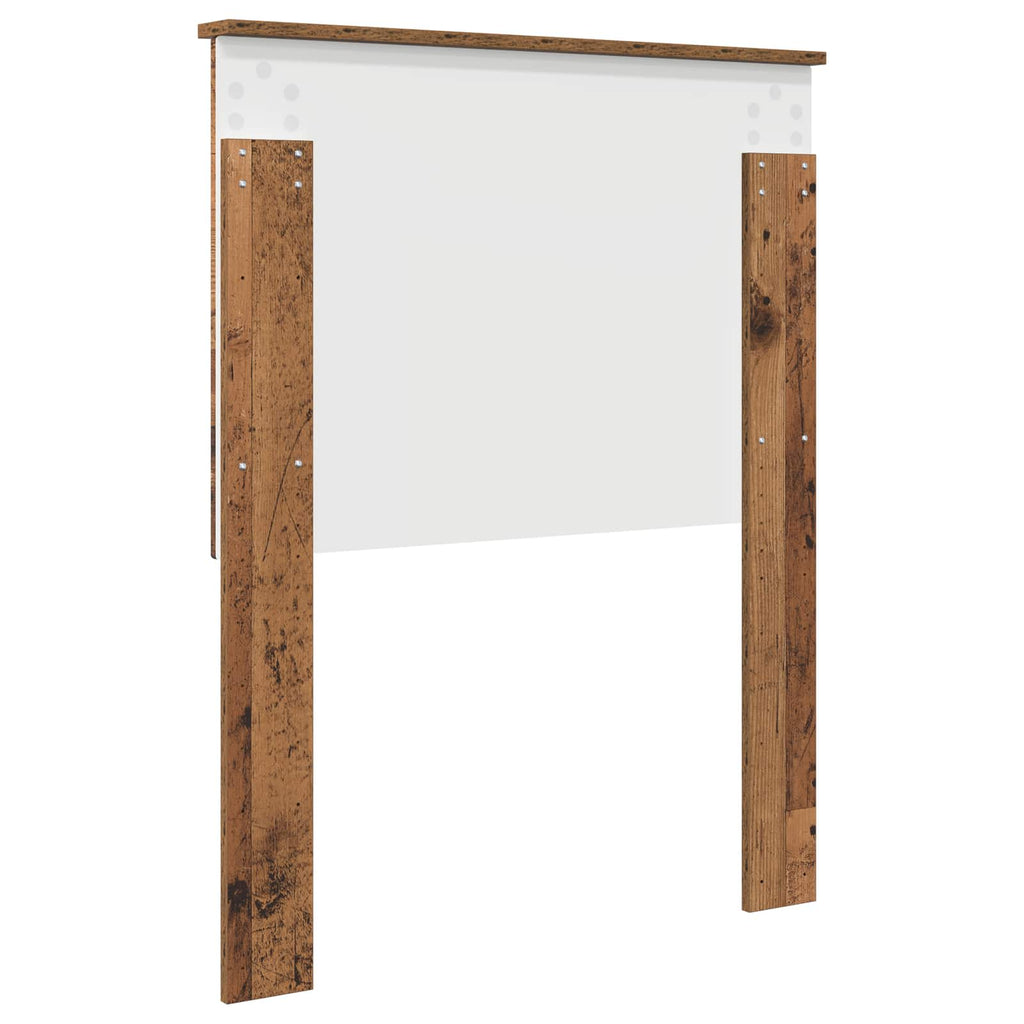 vidaXL Zagłówek Stare drewno 75 cm Materiał drewnopochodny