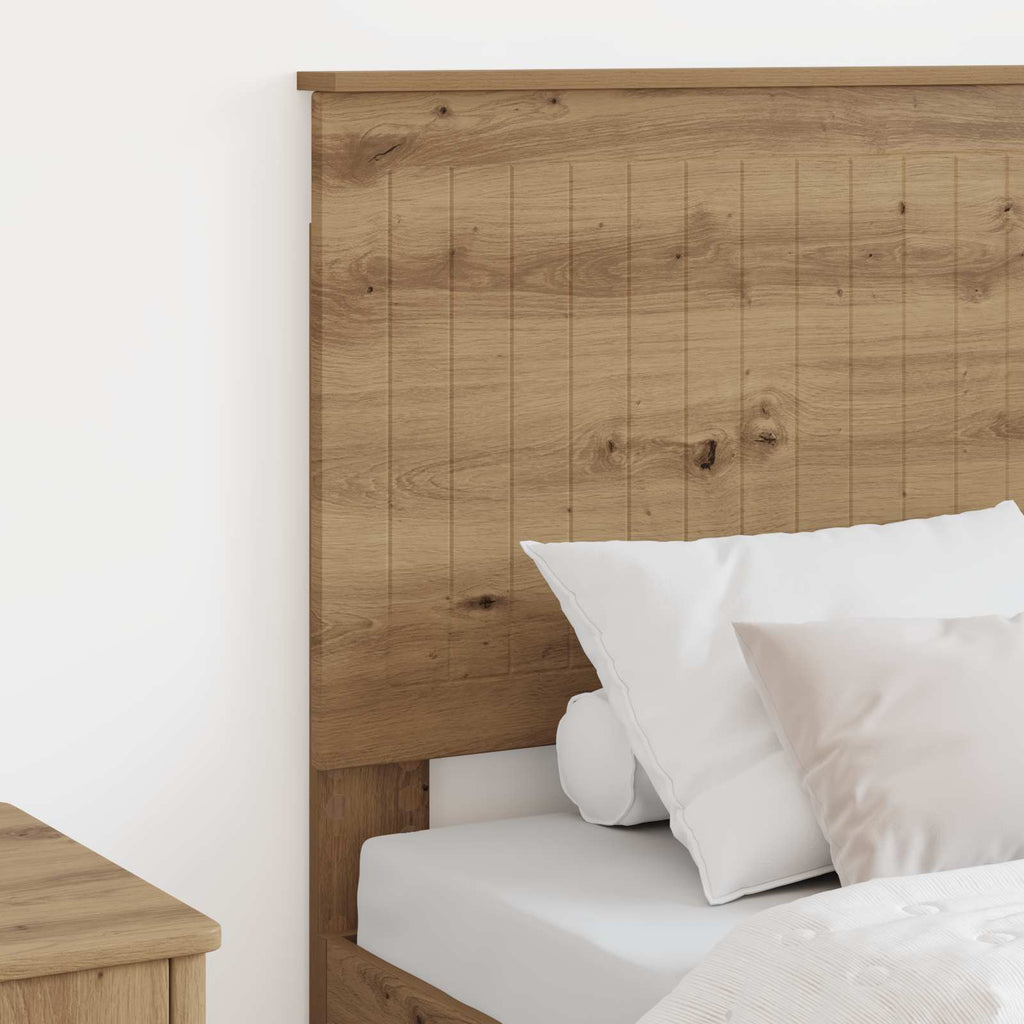 vidaXL Zagłówek Dąb rzemieślniczy 75 cm Materiał drewnopochodny