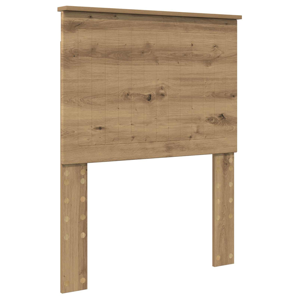 vidaXL Zagłówek Dąb rzemieślniczy 75 cm Materiał drewnopochodny